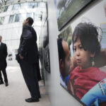 Apertura della mostra fotografica Roads of Survival al Parlamento Europeo a Brussels