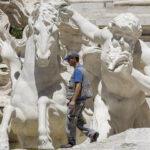 Manutenzione straordinaria della Fontana di Trevi, Roma