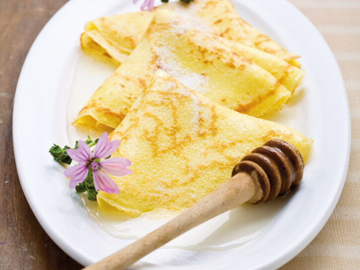 Crepes al limone e miele