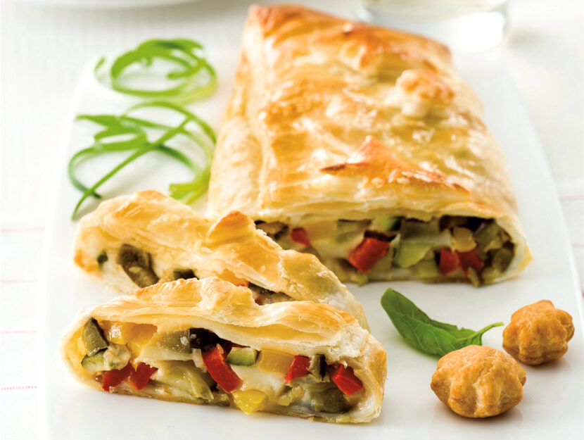 Strudel salato di verdure