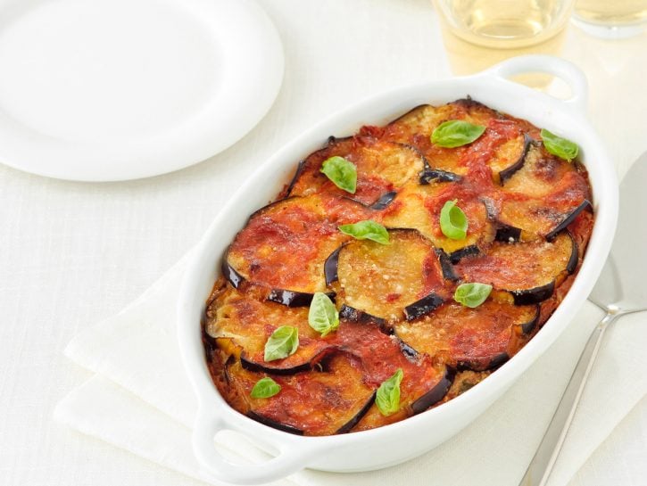 Teglia di parmigiana di melanzane