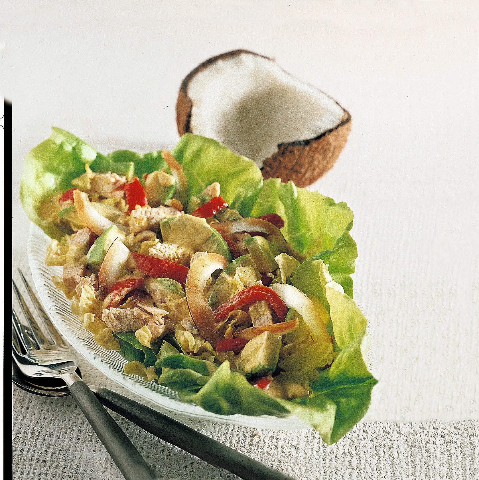 Insalata esotica di pollo