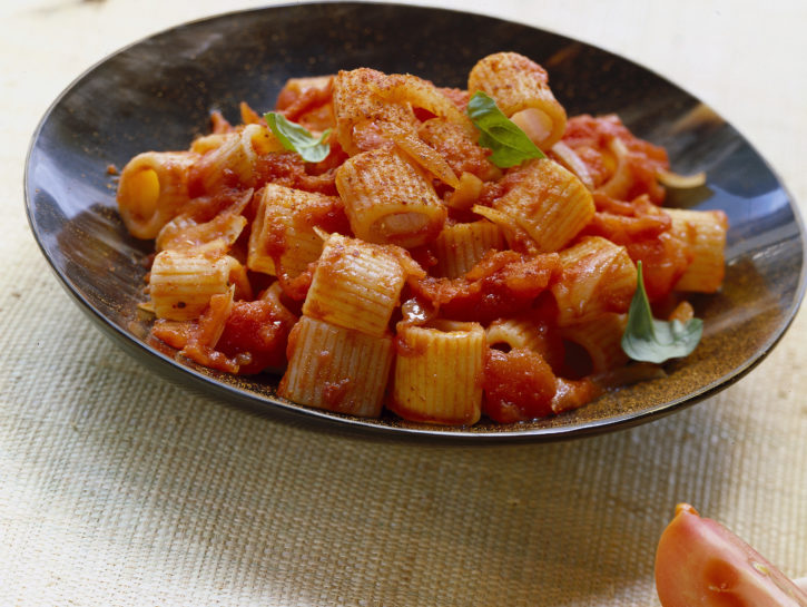 Mezze maniche all'arrabbiata