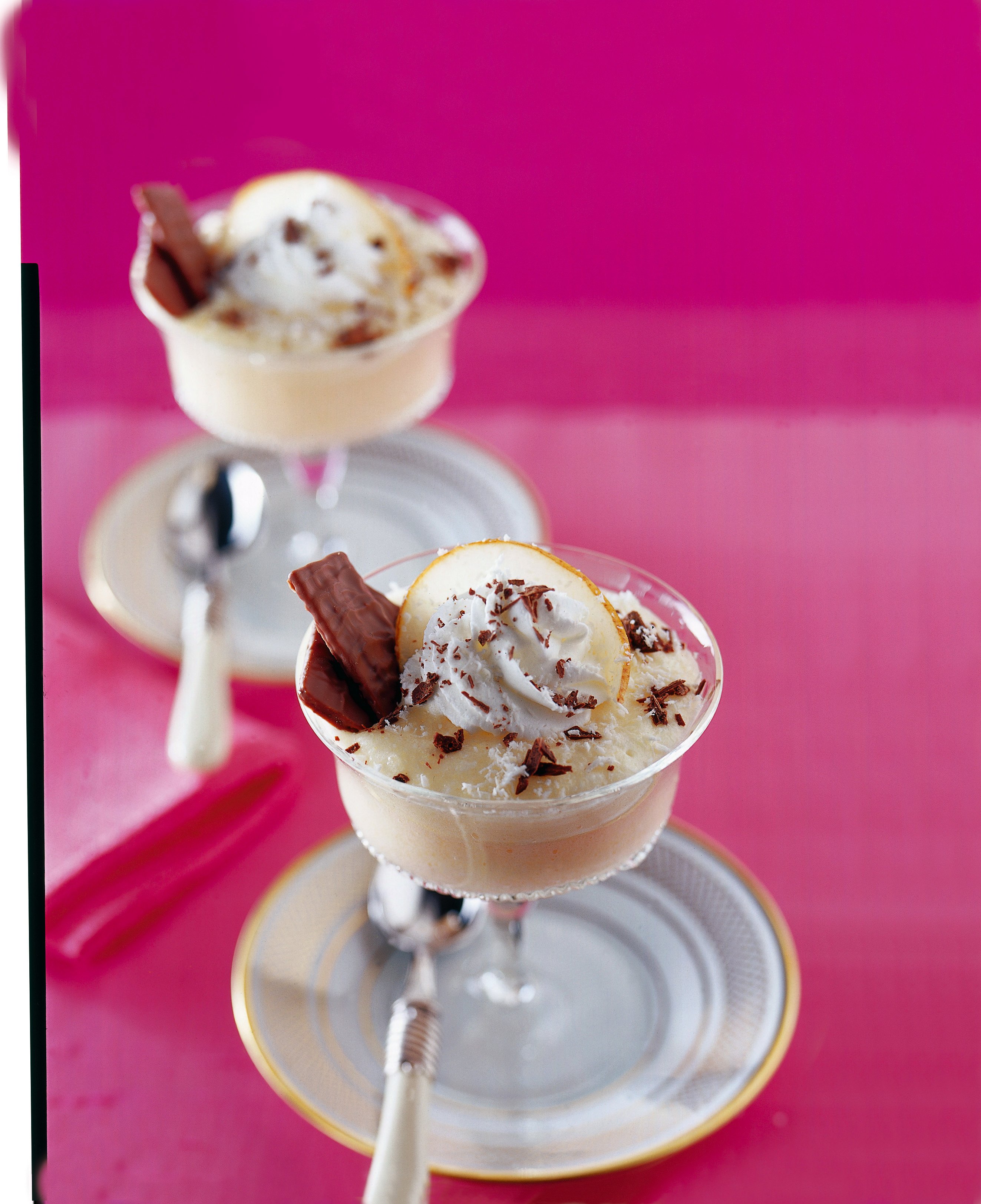 Mousse di pere con cocco e cioccolato - Donnamoderna