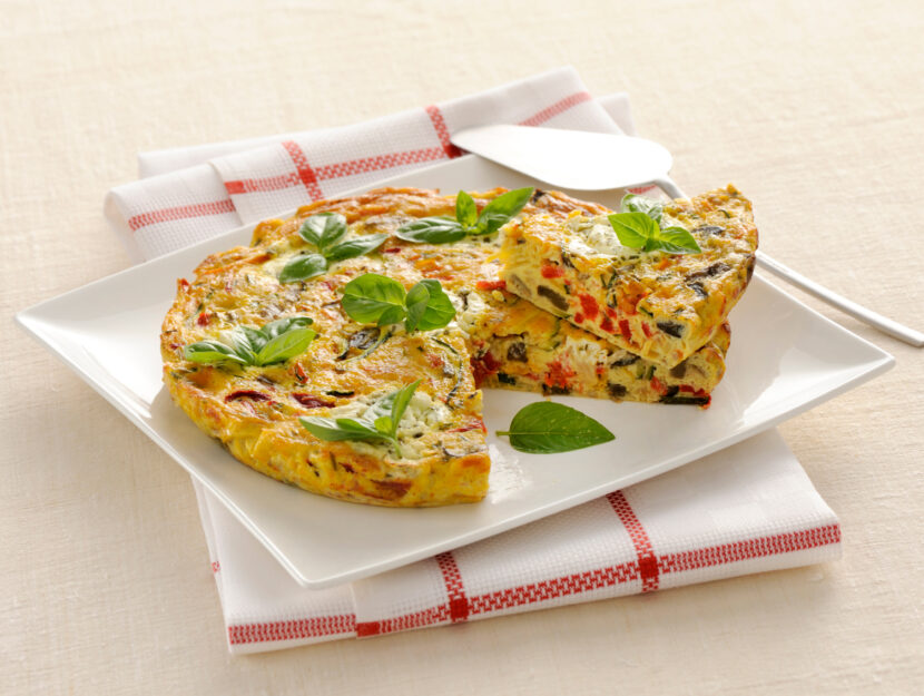 Frittata al forno con verdure estive