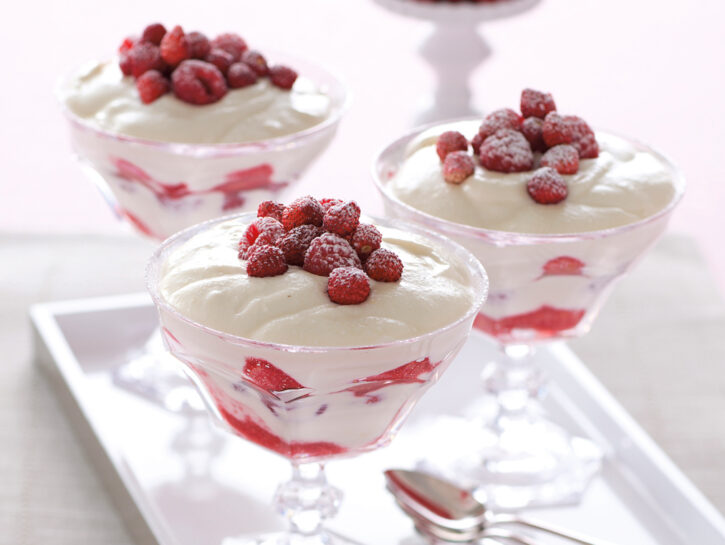 Tiramisù del bosco light senza uova