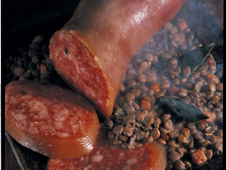 Lo zampone con lenticchie