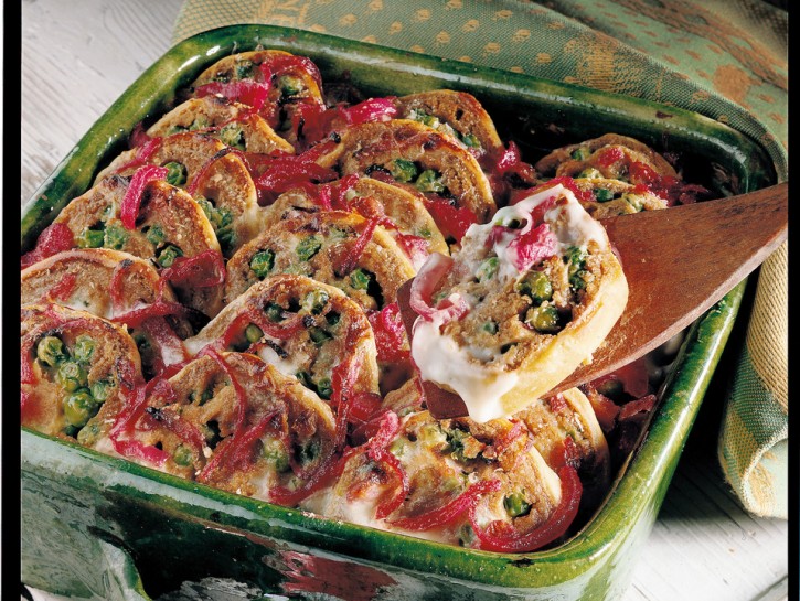 Ricetta Rotolo di pasta con piselli e lenticchie Donna Moderna
