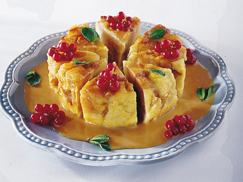 Dolce di mele con caramello alla panna