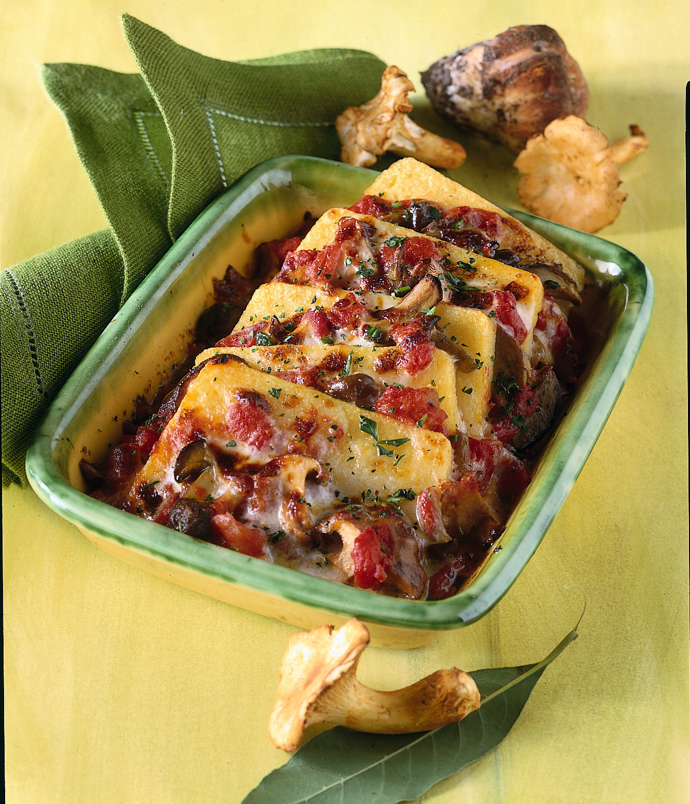 ricette con polenta e funghi