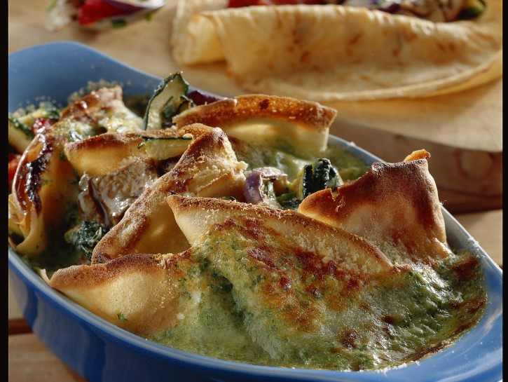 Crespelle con verdure grigliate