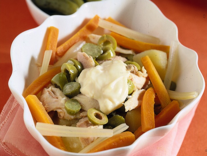Insalata tiepida di cappone