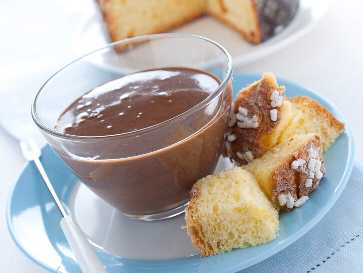 Crema al cioccolato e panna