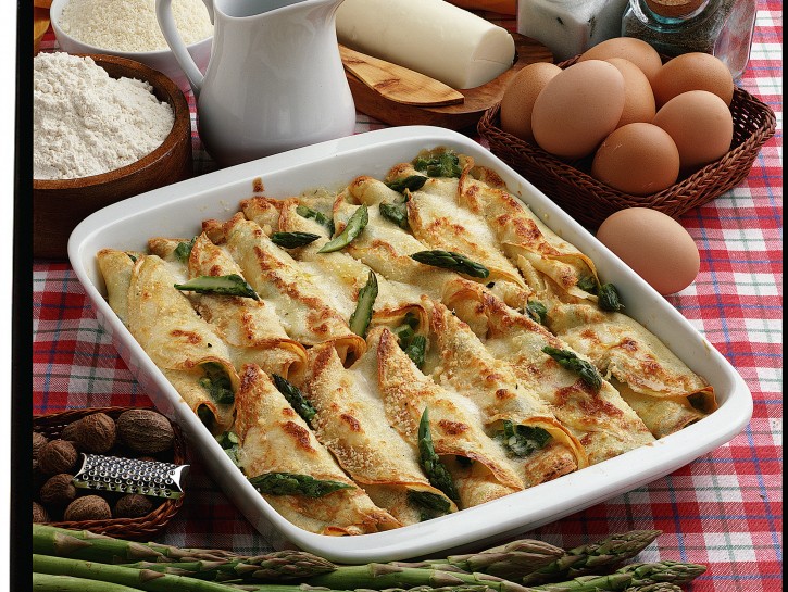 Crepe agli asparagi