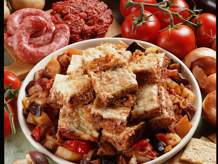 Pasticcio di carne e funghi