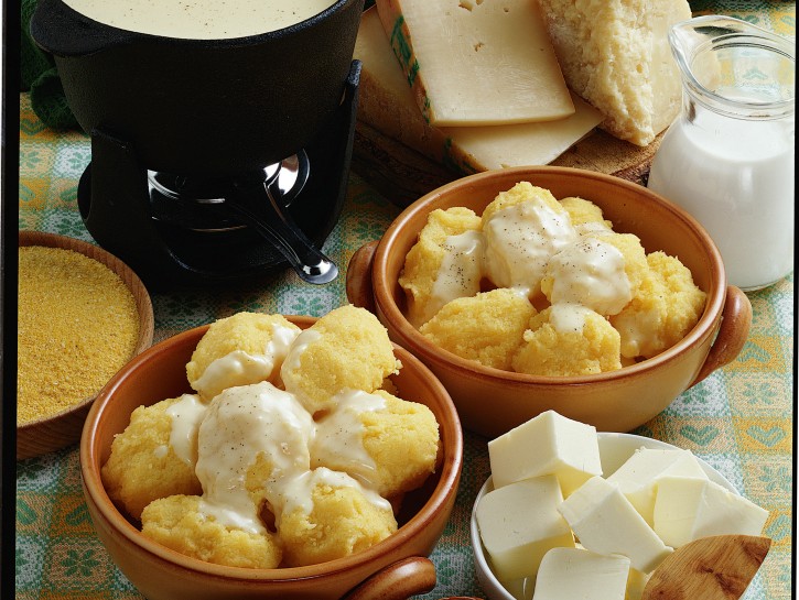 Polenta con la fonduta