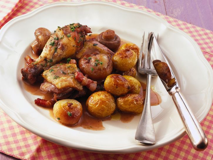 coq-au-vin-francia foto