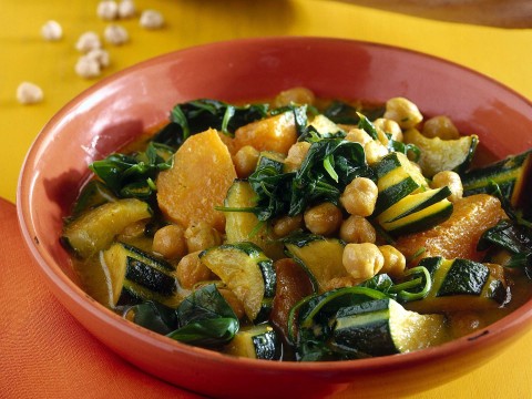 Curry di ceci e verdure