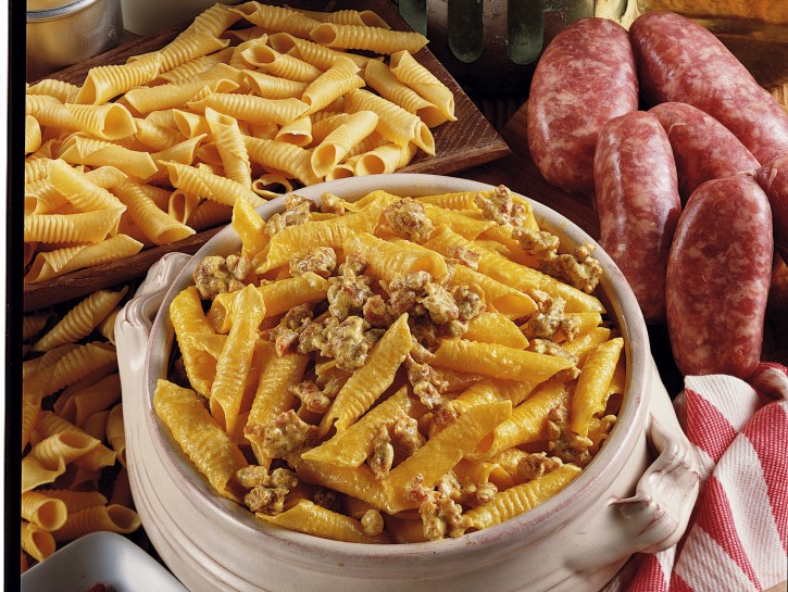 Garganelli alla salsiccia