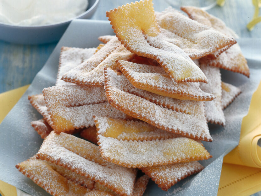 Chiacchiere fritte alla vaniglia