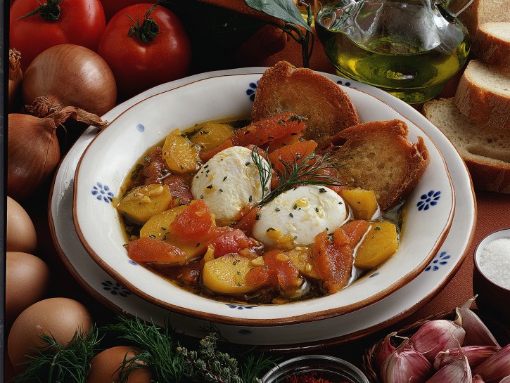 Brodetto di patate e uova