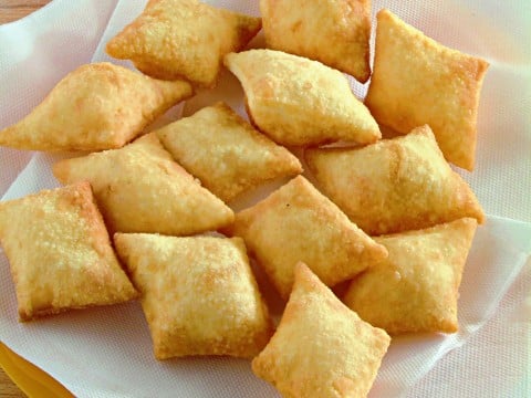 Gnocco fritto con salumi misti e crescenza