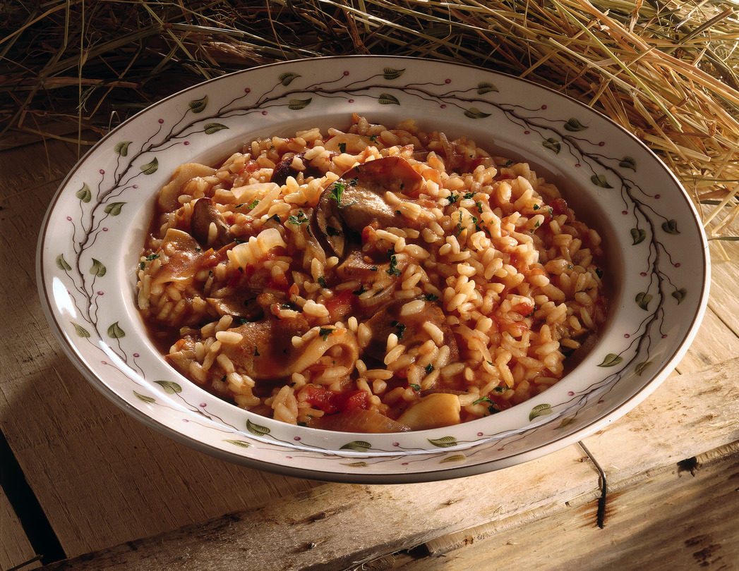 Ricetta Risotto ai funghi e pomodoro Donna Moderna