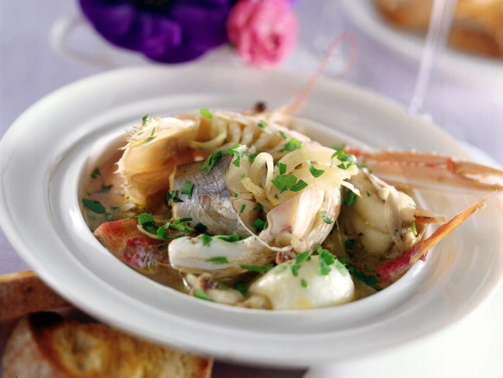 Brodetto di pesce in bianco