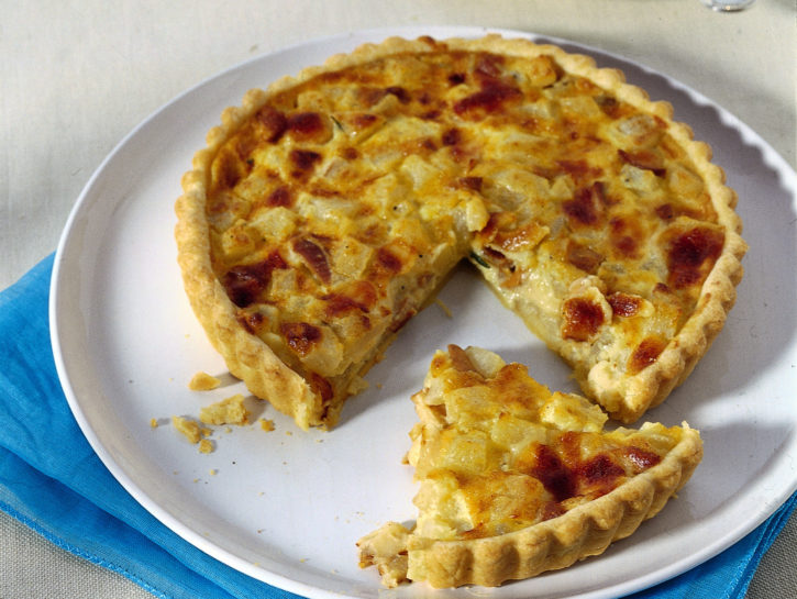 Quiche di pere e scamorza