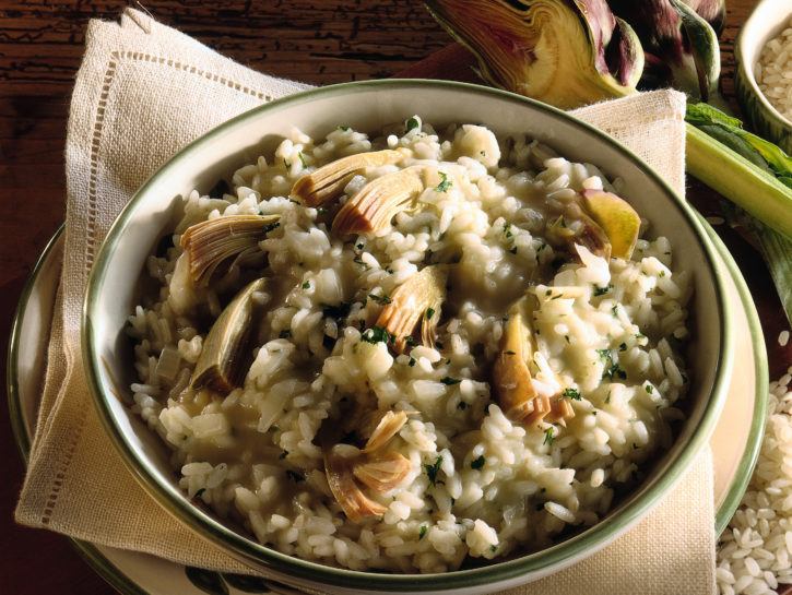 Risotto mantecato ai carciofi