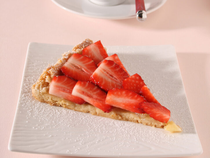 Crostata alle fragole senza crema
