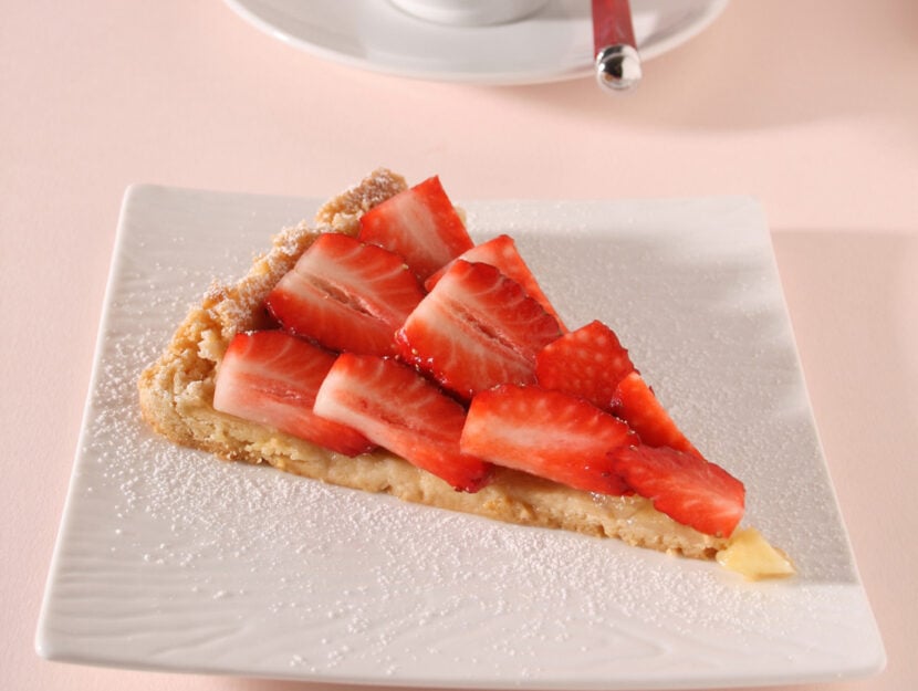 Crostata alle fragole senza crema