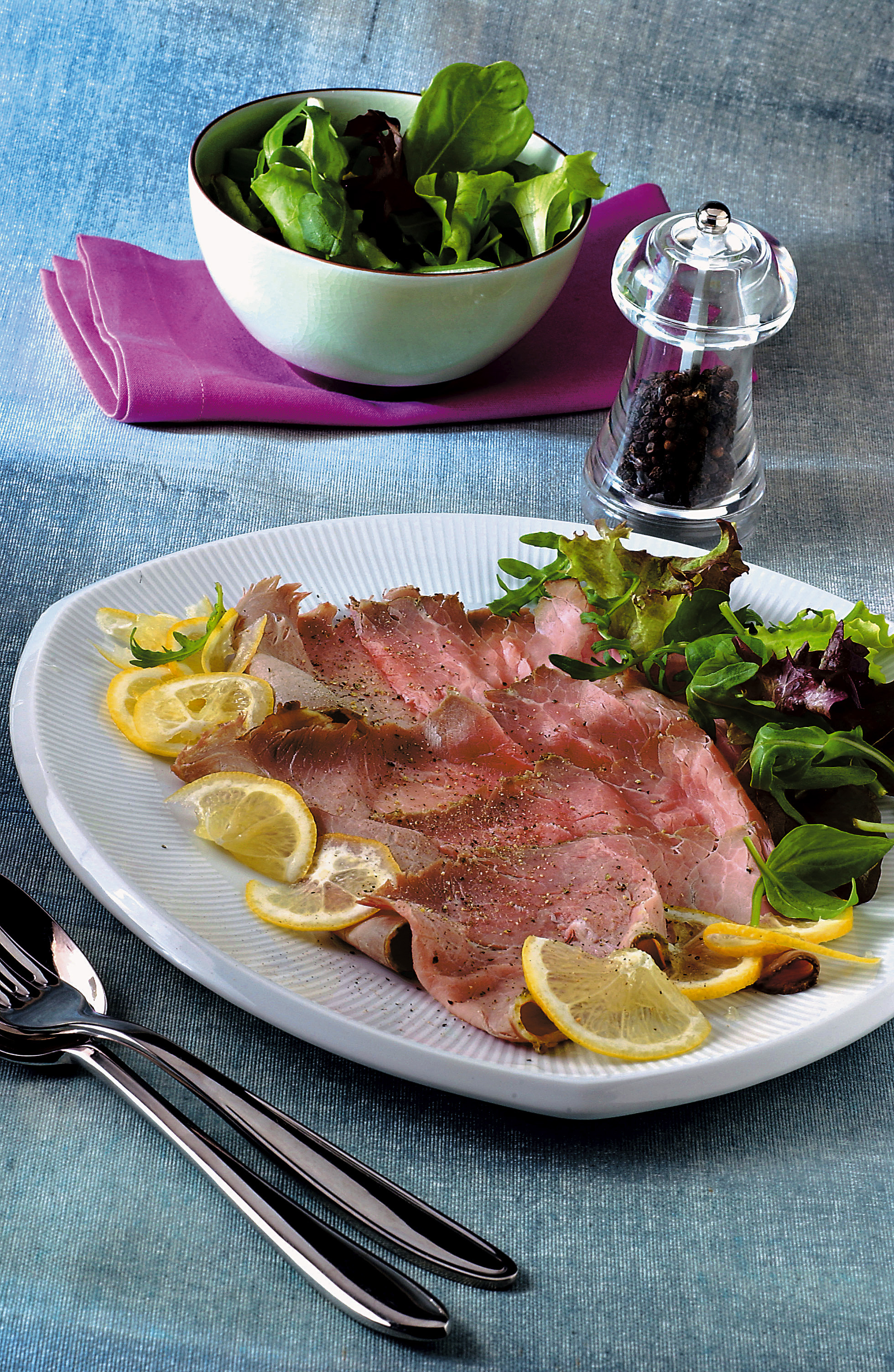 Ricetta Roastbeef al limone con insalatina novella Donna Moderna