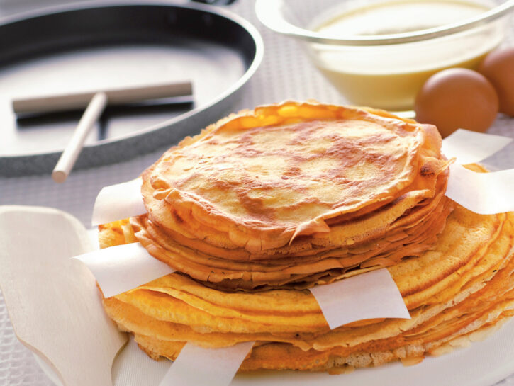 Crepes e crespelle: la ricetta base