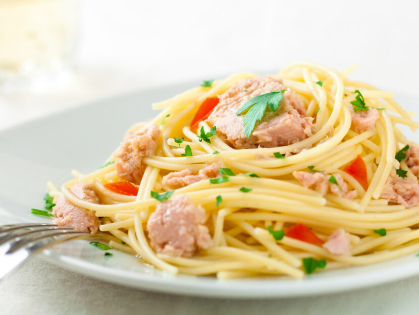 Spaghetti semplici al tonno