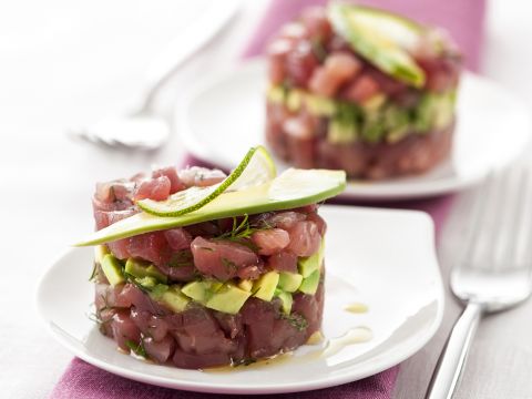 Tartare di tonno e avocado