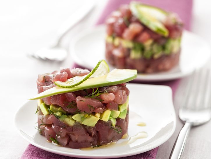 Tartare di tonno e avocado