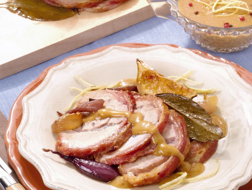 arrosto-di-vitello-al-bacon ricetta