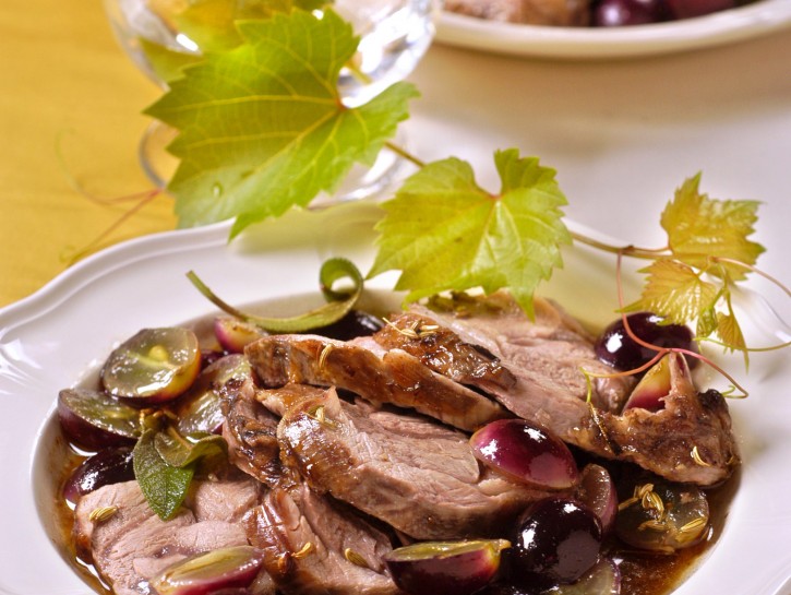 Cosciotto d'agnello marinato