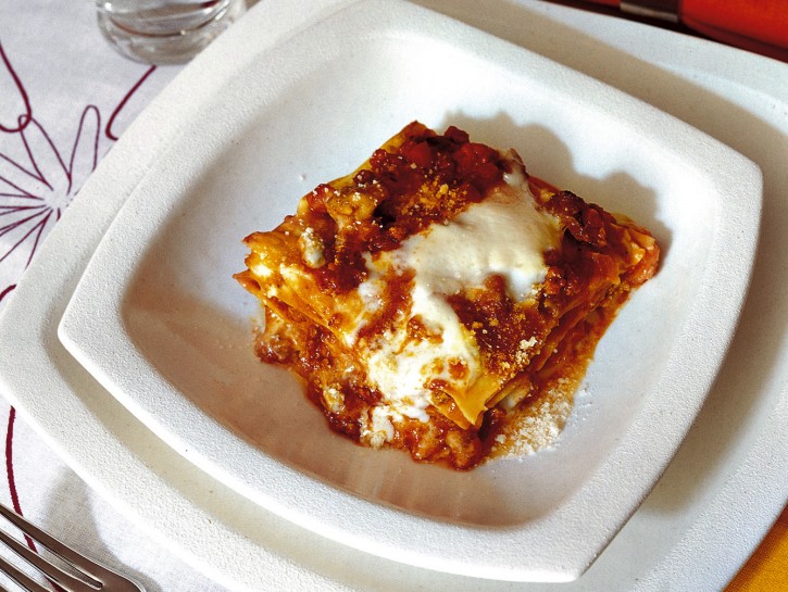 Lasagne con ragù di carni miste