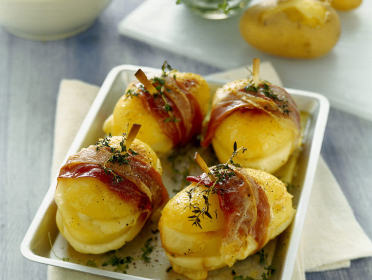 Sandwich con scamorza e prosciutto crudo