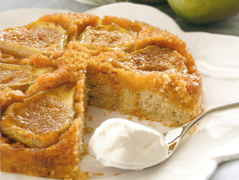 Torta rovesciata di fichi