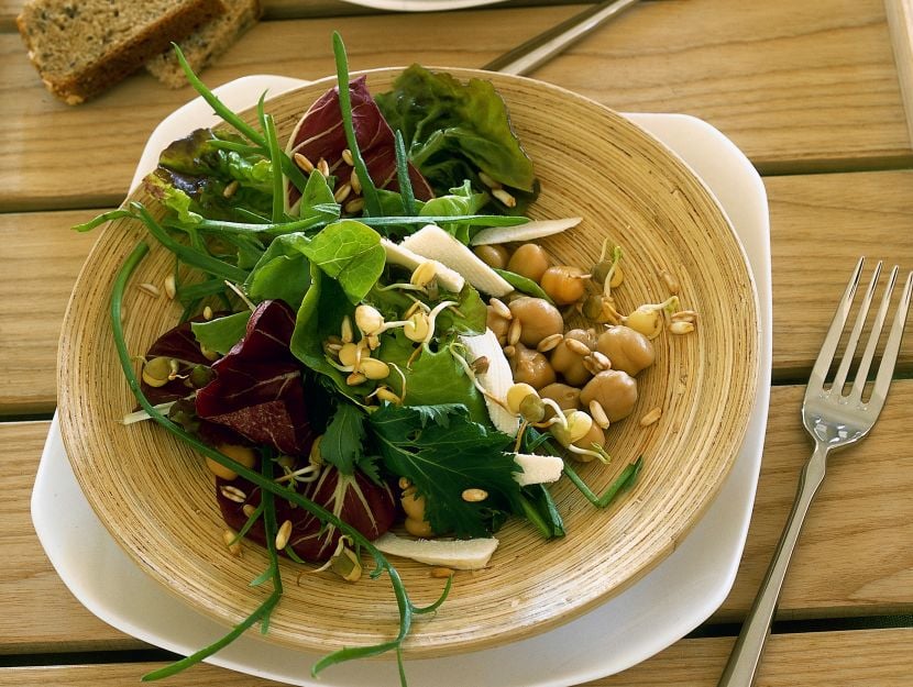 insalata-di-radicchi-ceci-e-farro ricetta