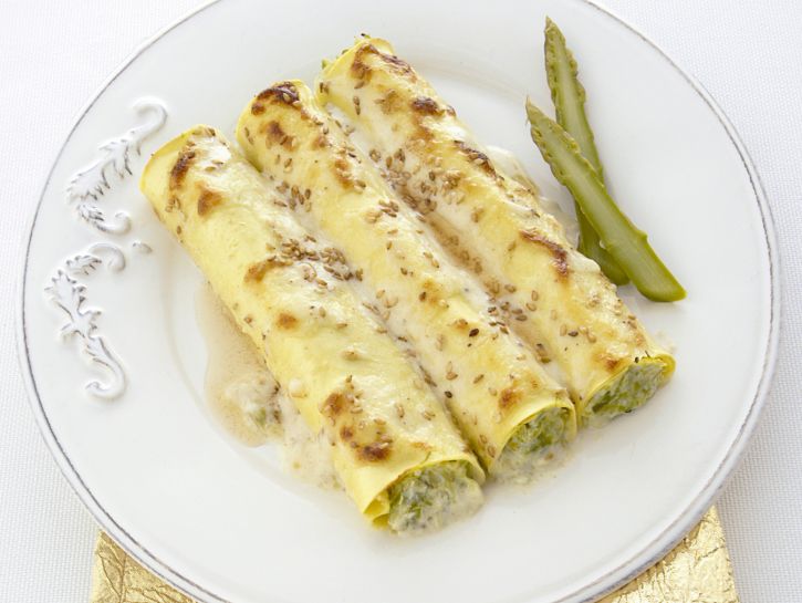 cannelloni-con-asparagi-e-semi-di-sesamo ricetta