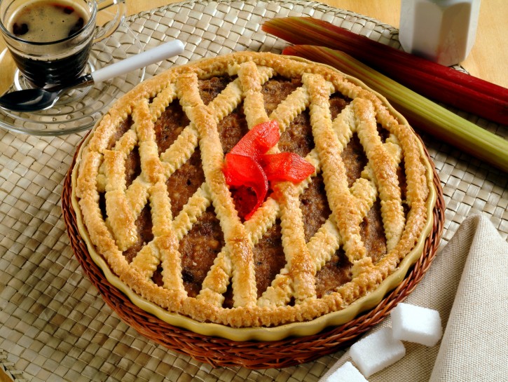 Crostata al rabarbaro