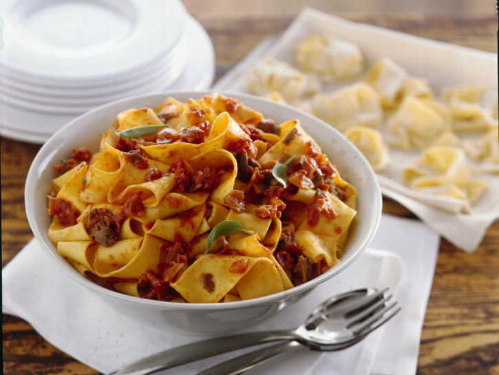 Pappardelle alla salsiccia