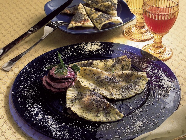 Ravioli alla barbabietola