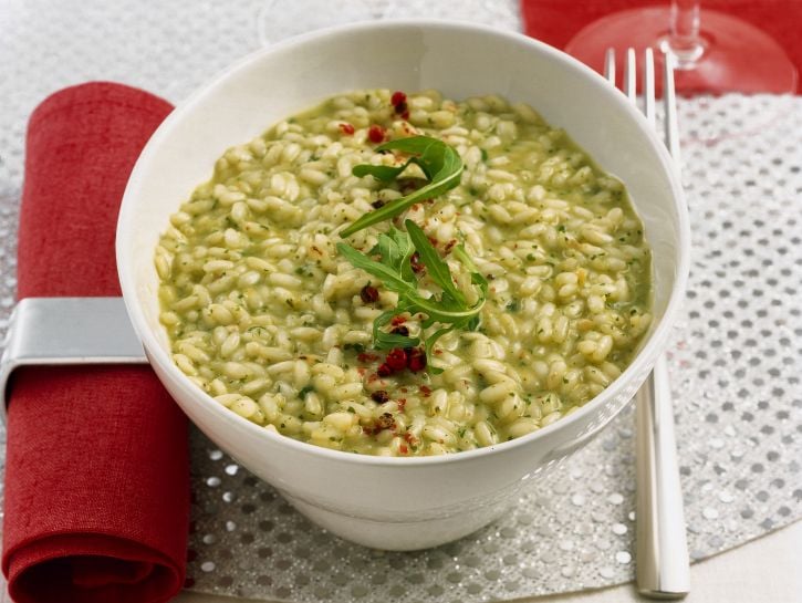 risotto-allo-champagne-e-rucola ricetta