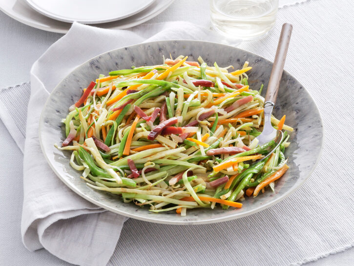 Verdure saltate allo zenzero