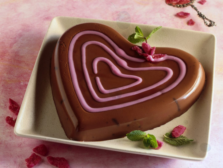 Budino fondente di cioccolato
